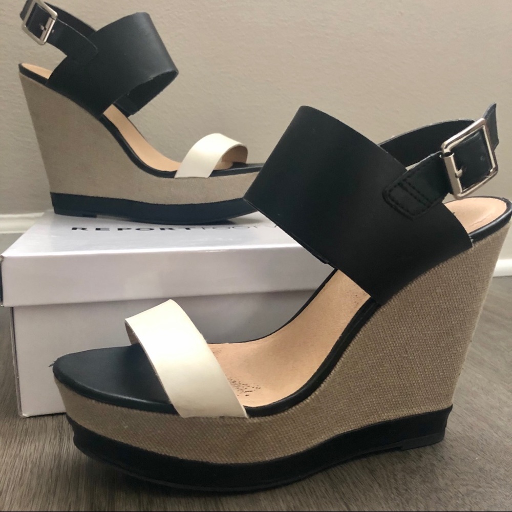 Black & White Wedges